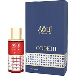 Aouj Perfumes Code 3 EAU DE PARFUM SPRAY 3.4 OZ for MEN