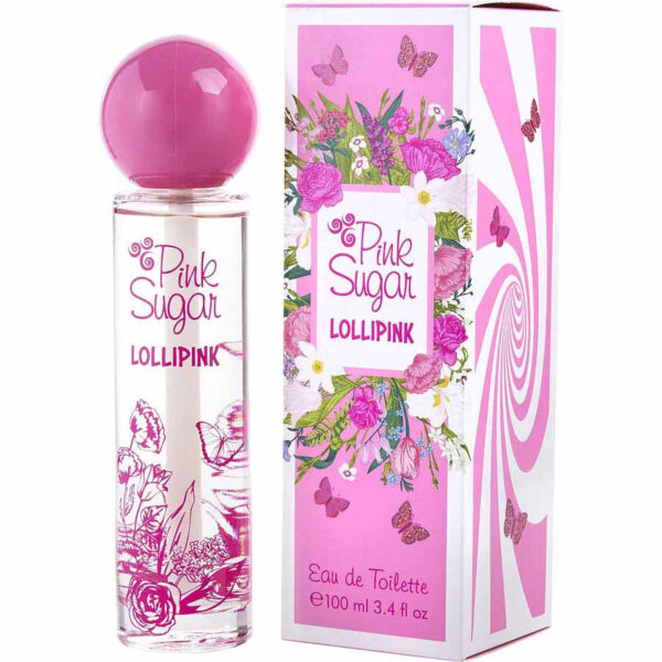 Aquolina Pink Sugar Lollipink Eau de Toilette for Women – 3.4 oz