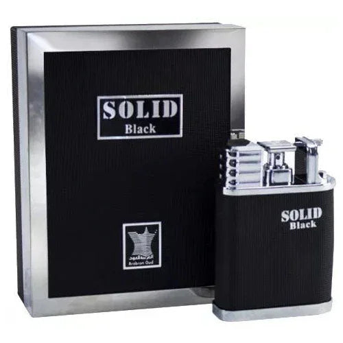 Arabian Oud Solid Black Eau de Parfum for Men – 2.5 oz