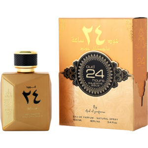 Ard Al Zaafaran Oud 24 Hours Majestic Gold Eau de Parfum for Unisex – 3.4 oz