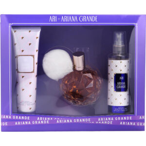 Ari By Ariana Grande EAU DE PARFUM SPRAY 3.4 OZ & BODY MIST 4 OZ & BODY SOUFFLE 3.4 OZ for WOMEN