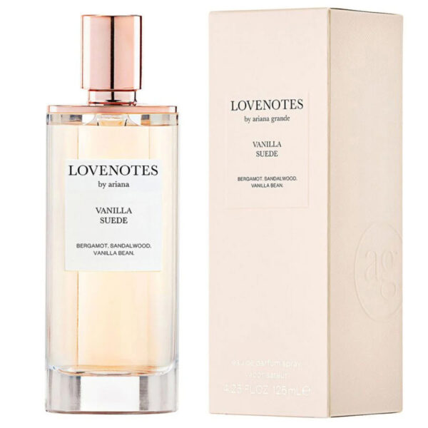 Ariana Grande Lovenotes Vanilla Suede Eau de Parfum for Women – 4.2 oz