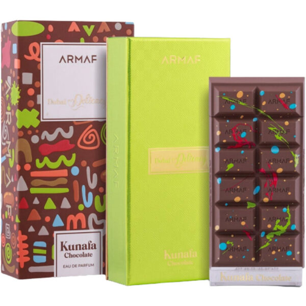 Armaf Delight Dubai Delicacy Kunafa Chocolate Pistache Eau de Parfum for Unisex – 2.37 oz
