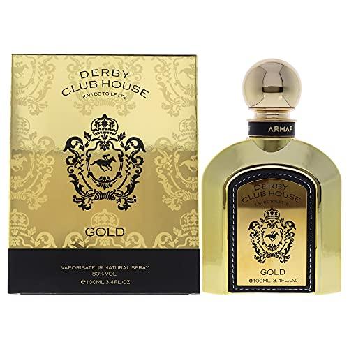 Armaf Derby Club House Gold Eau de Toilette for Men – 3.4 oz