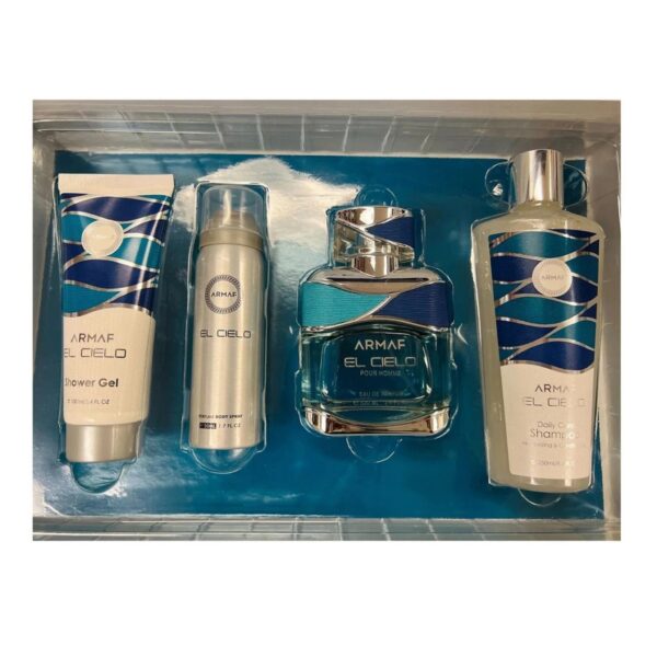 Armaf El Cielo 4 piece Eau de Parfum for Men – 4 piece gift set