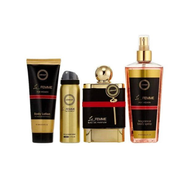 Armaf Le Femme 4 piece Eau de Parfum for Women – 4 piece gift set