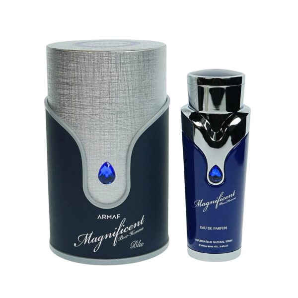 Armaf Magnificent Blu Eau de Parfum for Men – 3.4 oz