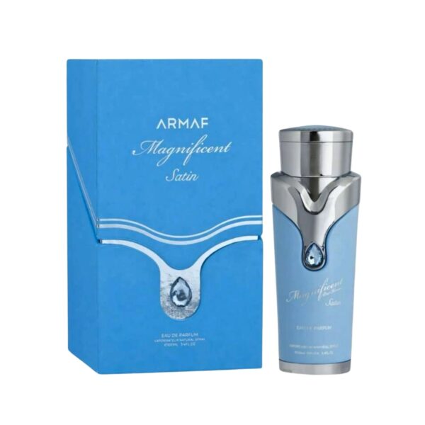 Armaf Magnificent Satin Eau de Parfum for Unisex – 3.4 oz
