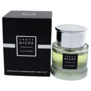Armaf Niche Platinum Eau de Toilette for Men – 3.0 oz