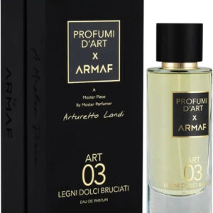 Armaf Profumi D'Art 03 Legni Dolci Bruciati Eau de Parfum for Unisex – 3.6 oz