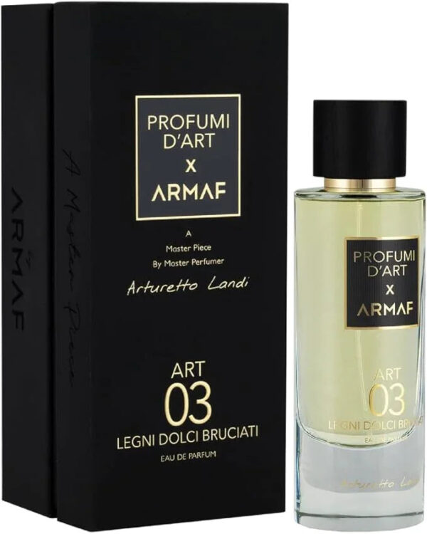 Armaf Profumi D'Art 03 Legni Dolci Bruciati Eau de Parfum for Unisex – 3.6 oz