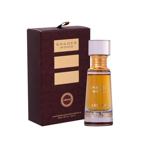 Armaf Shades Wood Perfume Oil for Men – 0.67 oz