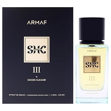 Armaf SHK III Saoud Alkaabi Extrait de Parfum for Men – 3.4 oz