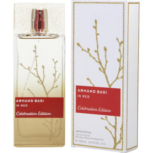 Armand Basi In Red Celebration Edition 2017 LIMITED EDITION Eau de Toilette for Women – 3.4 oz
