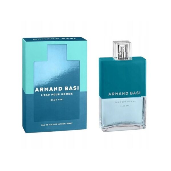 Armand Basi L'eau Blue Tea Eau de Toilette for Men – 4.2 oz