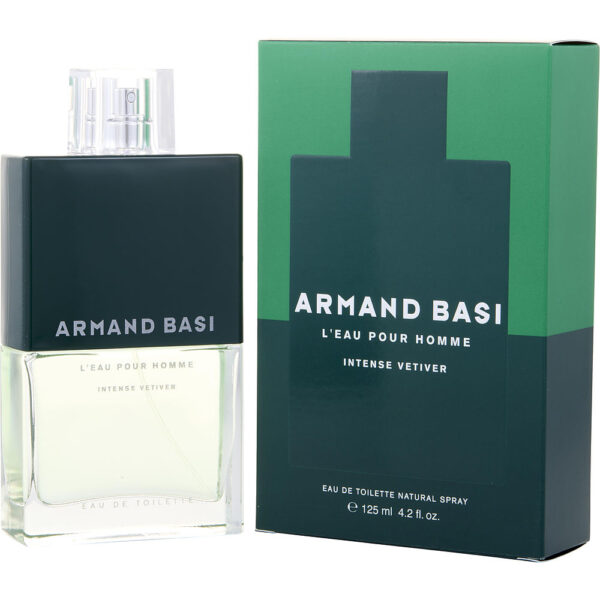 Armand Basi L'eau Intense Vetiver Eau de Toilette for Men – 4.2 oz