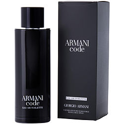 Armani Code by Giorgio Armani EDT SPRAY REFILLABLE 6.7 OZ for MEN