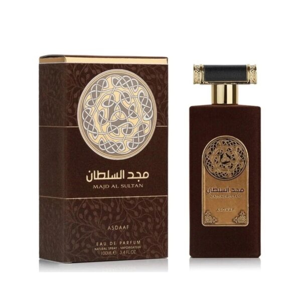 Asdaaf Majd Al Sultan Eau de Parfum for Men – 3.4 oz