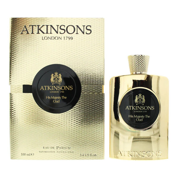 Atkinsons His Majesty the Oud Eau de Parfum for Men – 3.3 oz