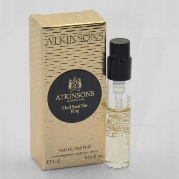 Atkinsons Oud Save The King Eau de Parfum for Men – 0.06 oz