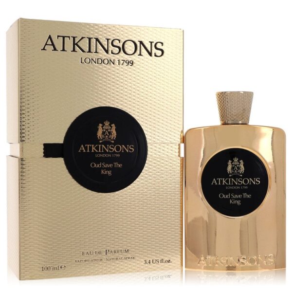 Atkinsons Oud Save The King Eau de Parfum for Men – 3.3 oz