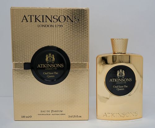 Atkinsons Oud Save The Queen Eau de Parfum for Women – 3.4 oz