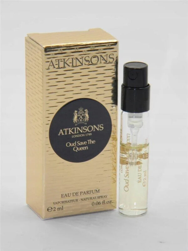 Atkinsons Oud Save The Queen Eau de Parfum for Women – 0.06 oz