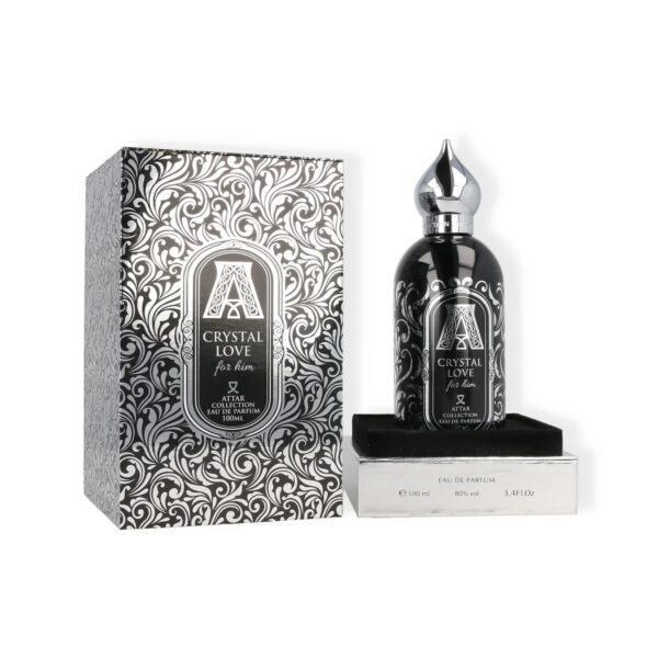 Attar Collection Crystal Love Eau de Parfum for Men – 3.4 oz