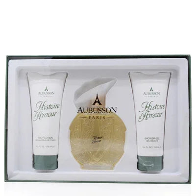Aubusson Histoire D'Amour 3 piece Eau de Toilette for Women – 3 piece gift set
