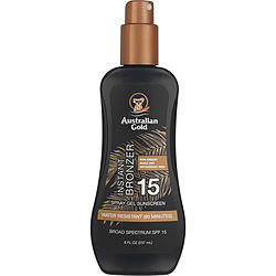 Australian Gold Spray Gel Sunscreen SPF 15 with Instant Bronzer 237ml