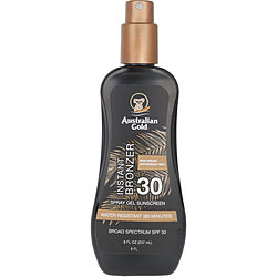 Australian Gold Spray Gel Sunscreen SPF 30 Instant Bronzer