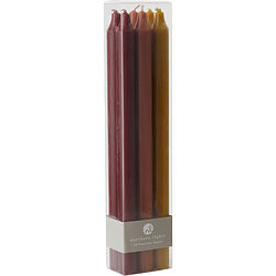 Autumn Harvest Taper Candles - Set of 6 Dripless Candles
