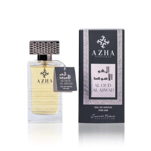 Azha Perfumes Al Oud Al Aswad Eau de Parfum for Men – 3.3 oz