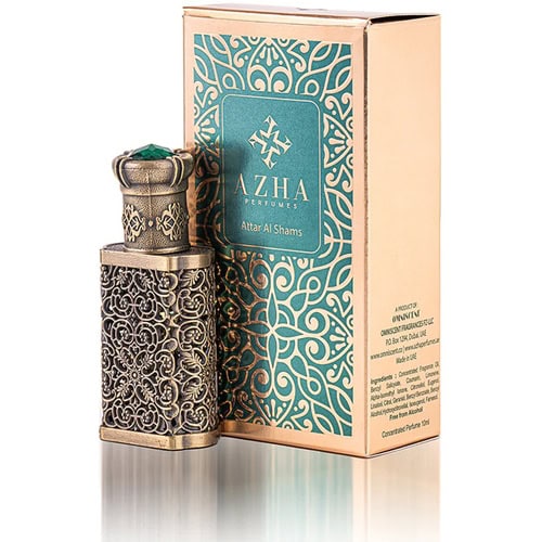 Azha Attar Al Shams Concentrated Perfume Oil for Unisex – 0.33 oz