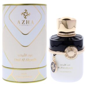 Azha Perfumes Oud Al Abyadh Eau de Parfum for Men – 3.3 oz
