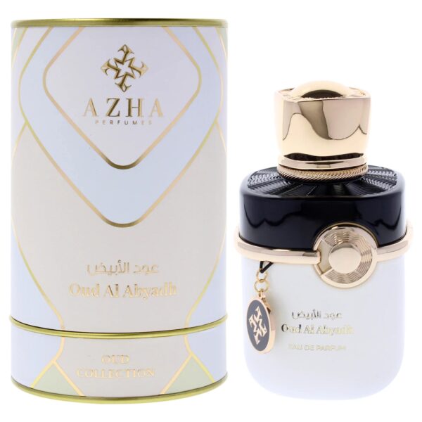 Azha Perfumes Oud Al Abyadh Eau de Parfum for Men – 3.3 oz
