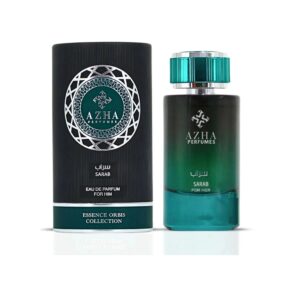 Azha Perfumes Sarab Essence Orbis Collection Eau de Parfum for Men – 3.3 oz