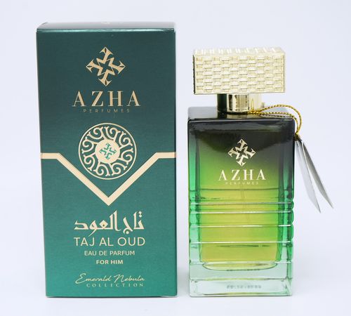 Azha Taj Al Oud Men's Eau de Parfum Spray 3.3 oz
