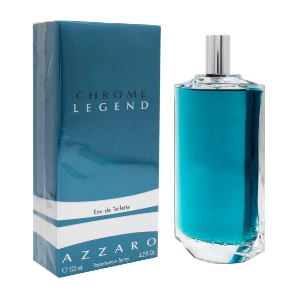 Azzaro Chrome Legend Eau de Toilette for Men, 4.2 oz / 125 ml