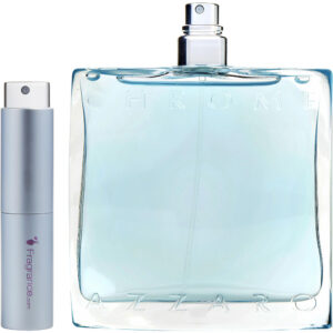 Azzaro Chrome TRAVEL Eau de Toilette for Men – 0.27 oz