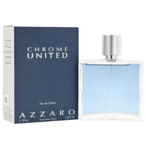Azzaro Chrome United Eau de Toilette for Men – 3.3 oz