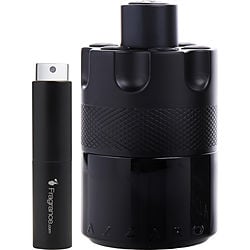 Azzaro The Most Wanted EAU DE PARFUM INTENSE SPRAY 0.27 OZ Travel Spray for Men