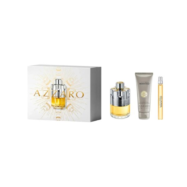 Azzaro Wanted 3 piece Eau de Toilette for Men – 3 piece gift set