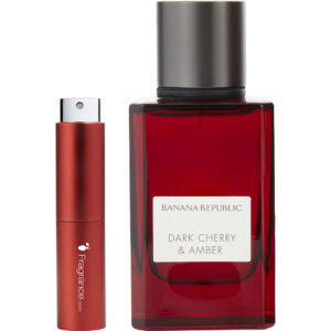 Banana Republic Dark Cherry & Amber TRAVEL Eau de Parfum for Unisex – 0.27 oz