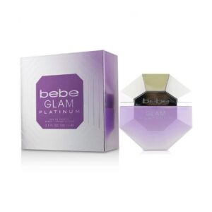 Bebe Glam Platinum Eau de Parfum for Women – 3.4 oz