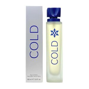 Benetton Cold Refreshing Eau de Toilette for Unisex – 3.3 oz
