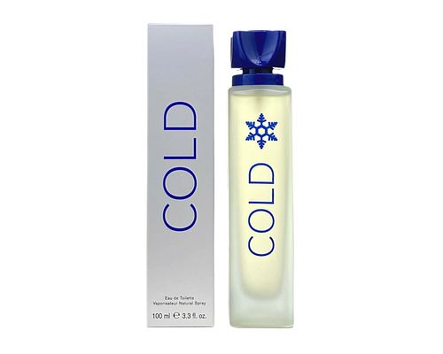 Benetton Cold Refreshing Eau de Toilette for Unisex – 3.3 oz