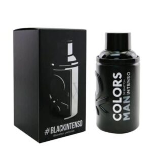 Benetton Colors Black Intenso Eau de Parfum for Men – 3.4 oz