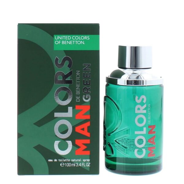 Benetton Colors Green Eau de Toilette for Men – 3.4 oz