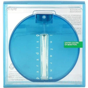 Benetton Paradiso Inferno Blue Eau de Toilette for Men – 3.4 oz